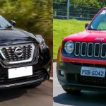 Comparativo, teste e duelo entre o Nissan Kicks e o Jeep Renegade 2018