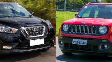 Comparativo, teste e duelo entre o Nissan Kicks e o Jeep Renegade 2018