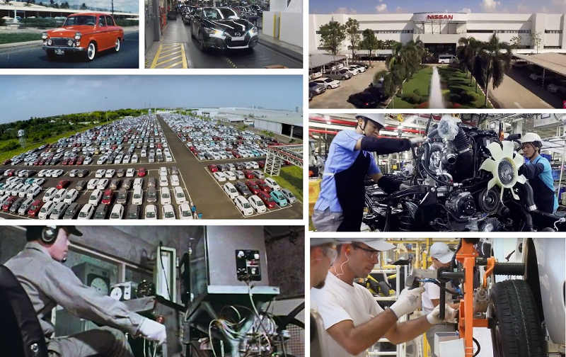 Nissan/Divulgação Fábricas e veículos globais da Nissan