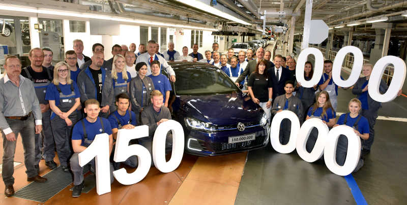 Volkswagen comemora 150 milhões de carros produzidos no mundo