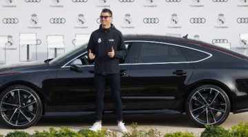 Cristiano Ronaldo, atacante do Real Madrid, escolheu um Audi RS7 Sportback