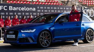Lionel Messi, atacante argentino do Barcelona, ganhou um Audi RS6 Avant