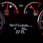 Quadro de instrumentos do Fiat Palio Attractive 2017