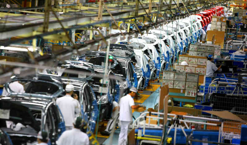 Fábrica de carros no Brasil