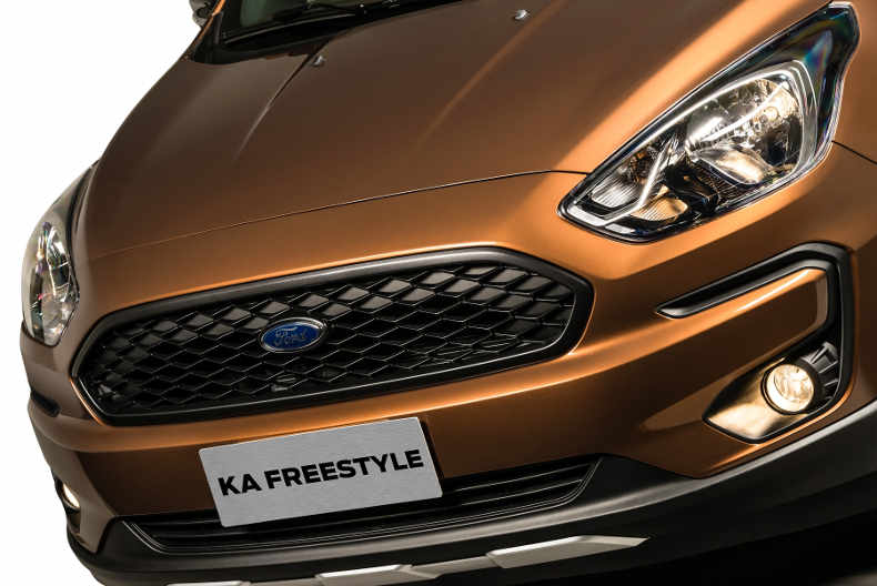 Ford/Divulgação Ford Ka FreeStyle 2019 tem novo visual