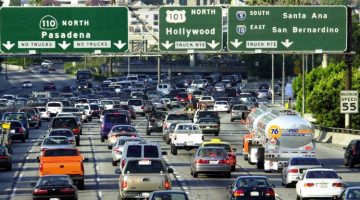 Trânsito de Los Angeles, nos Estados Unidos