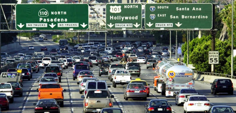 Trânsito de Los Angeles, nos Estados Unidos