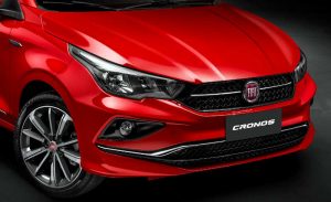 Design da dianteira do Fiat Cronos Precision