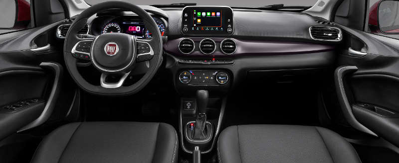 Fiat/Divulgação Painel do Fiat Cronos Precision automático