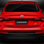 Visual da traseira do Fiat Cronos Precision