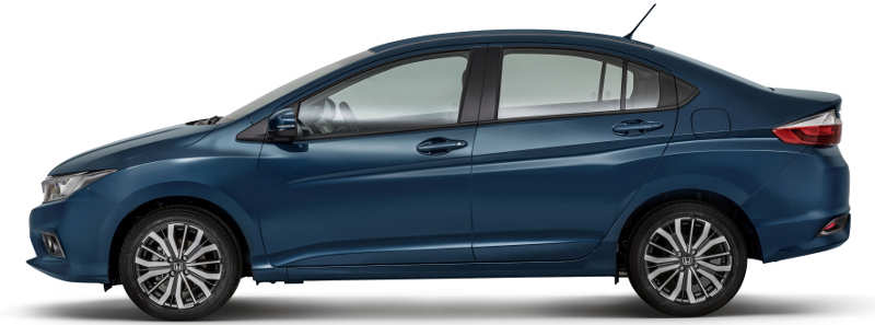 Honda/Divulgação Visual da lateral do Honda City EX 2018