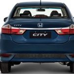 Visual da traseira do Honda City EX 2018