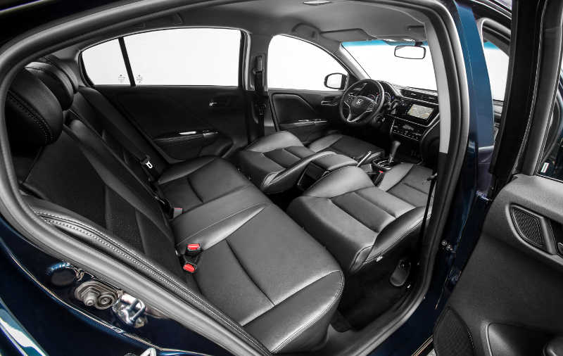 Honda/Divulgação Honda City 2018 bancos especiais