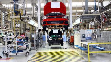 Volkswagen comemora 65 anos de Brasil. Na foto, fábrica de Anchieta