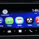 Central Multimídia Multi-App do Nissan Sentra SV e SL 2019 com câmbio CVT