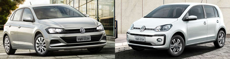 Volkswagen Polo 1.0 2019 X Volkswagen Move Up 1.0 2019