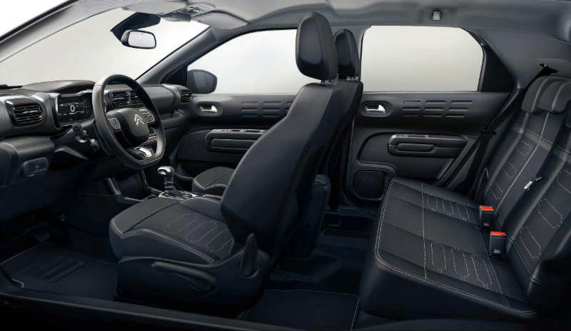 Citroën/Divulgação Interior do Citroën C4 Cactus