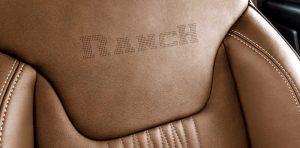 Detalhe do banco da Fiat Toro Ranch 2019