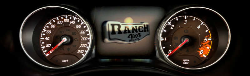 Fiat/Divulgação Quadro de instrumentos da Fiat Toro Ranch 2019