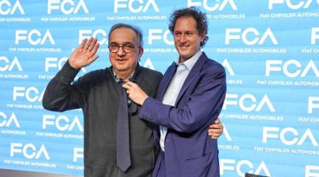 Sergio Marchionne, da FCA, e John Elkann