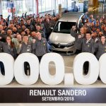 Renault Sandero Brasil atinge 1 milhão de carros no Brasil