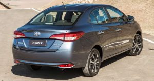Visual traseiro do Toyota Yaris Sedã XLS 2019