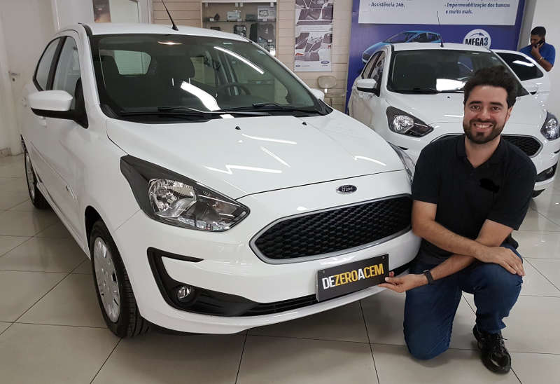 Renato Parizzi e o seu Ford Ka SE Plus 2019