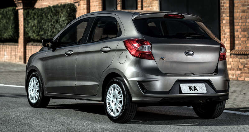 Ford/divulgação Traseira do Ford Ka SE Plus 2019