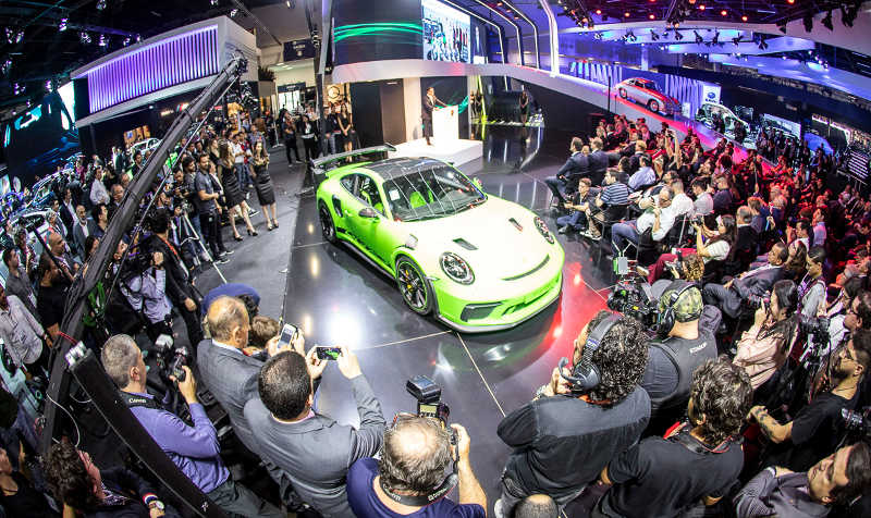 Porsche no Salão do Automóvel de São Paulo