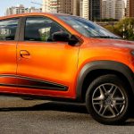 Lateral do Renault Kwid Intense