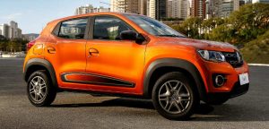 Lateral do Renault Kwid Intense