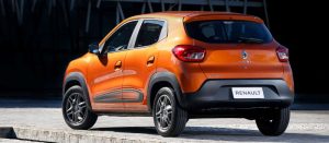 Traseira do Renault Kwid Intense