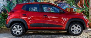 Lateral do Renault Kwid Zen