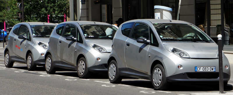 Carros elétricos e para compartilhar
