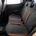 Bancos traseiros e interior do Renault Kwid Outsider
