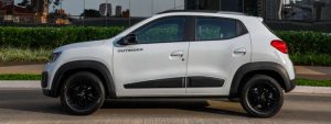 Lateral do Renault Kwid Outsider