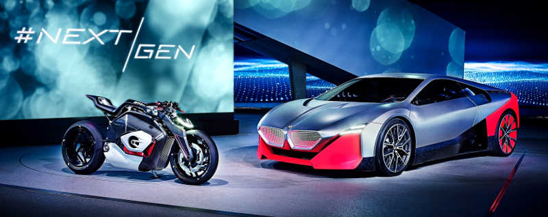 Next Gen: BMW moto and car eletric - próxima geração dos BMW moto e carro