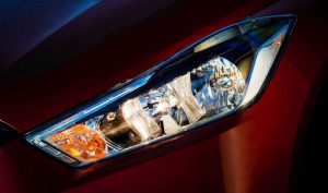 Assinatura do farol em LED do Nissan Kicks S CVT 2020