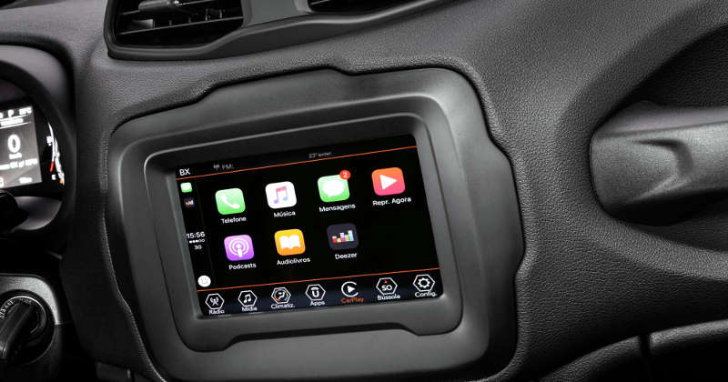 Pacote Uconnect do Jeep Renegade Sport 2020