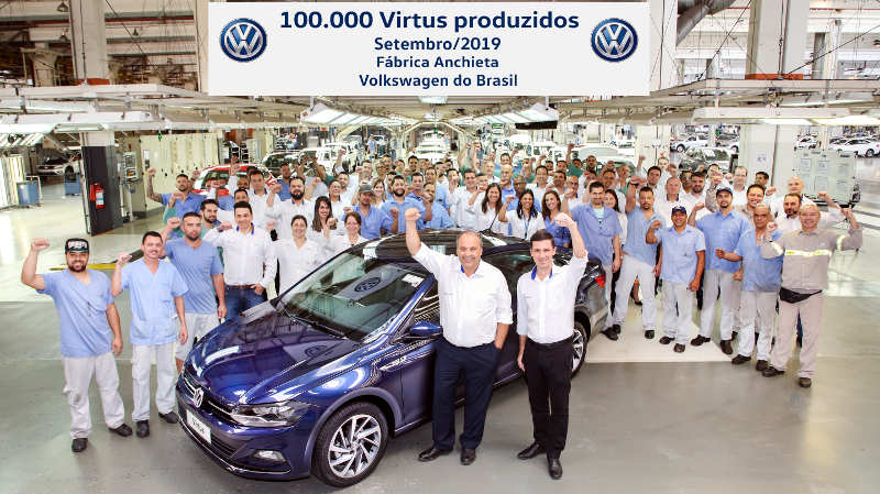Volkswagen Virtus atinge importante marca no Brasil