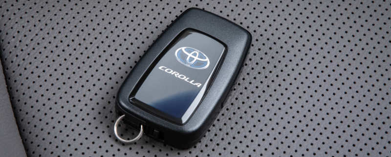 Chave presencial do Teto solar do Toyota Corolla Altis 2020