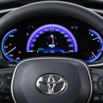 Painel de instrumentos digital do Toyota Corolla Altis híbrido 2020