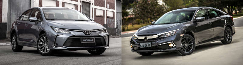 Honda-Civic-EXL-2020-x-Toyota-Corolla-XEi-2020