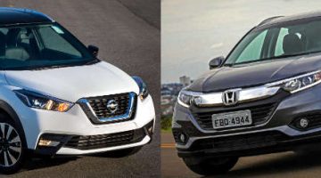 Duelo comparativo entre Nissan Kicks 2020 e Honda HR-V 2020