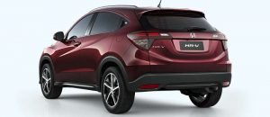 Traseira do Honda HR-V EX 2020