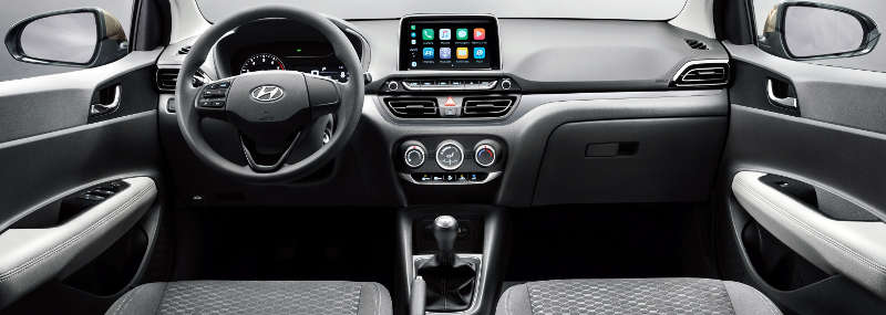 Hyundai/Divulgação Painel do Hyundai HB20 e HB20S Evolution 2021