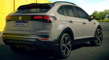 Visual da traseira do Volkswagen Nivus Highline