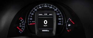 Quadro de instrumentos da Fiat Strada Endurance