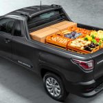 Fiat Strada Endurance Cabine Simples (Plus) com a caçamba carregada