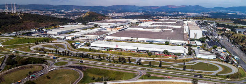 Fábrica da Fiat (FCA) em Betim, Minas Gerais